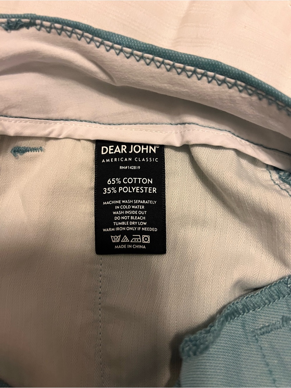 Dear John Teal Casual High-Waist Shorts THE BEST SHORTS EVER!!! Sz 12 fit like10 - Picture 4 of 7